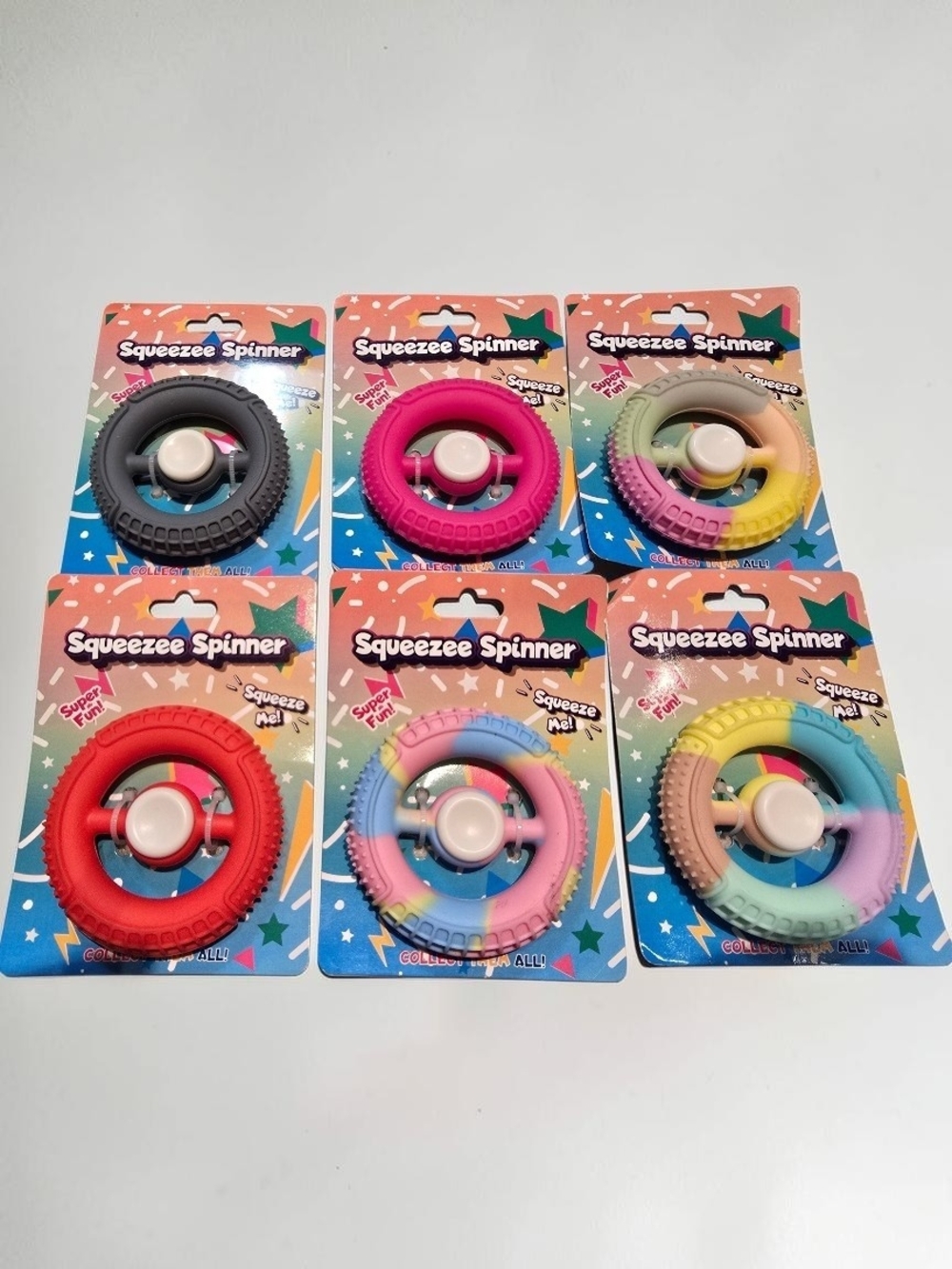 Squeezee Spinner Fidget Toy | Sensory Stress Relief Toy | NEW